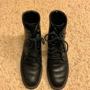 GH Bass Black Lace Up Boot 6 1/2